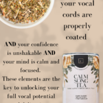 jamaRoots calm song tea for stage fright nervous singing cure